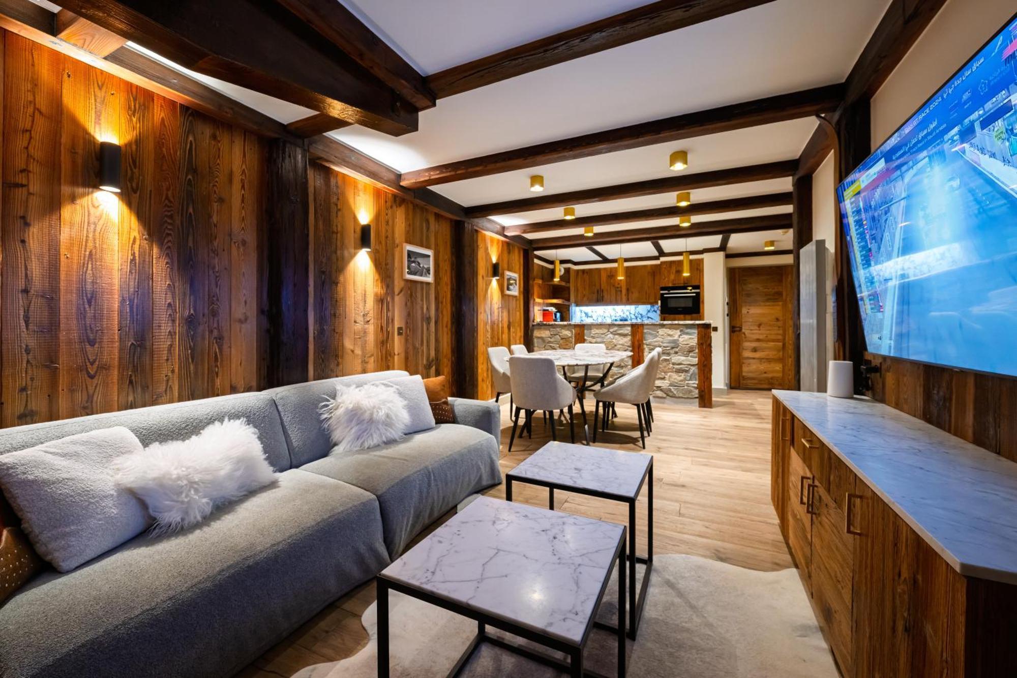 Luxury Suite 70M2 Balcon Courchevel1850 Parking Exterior photo