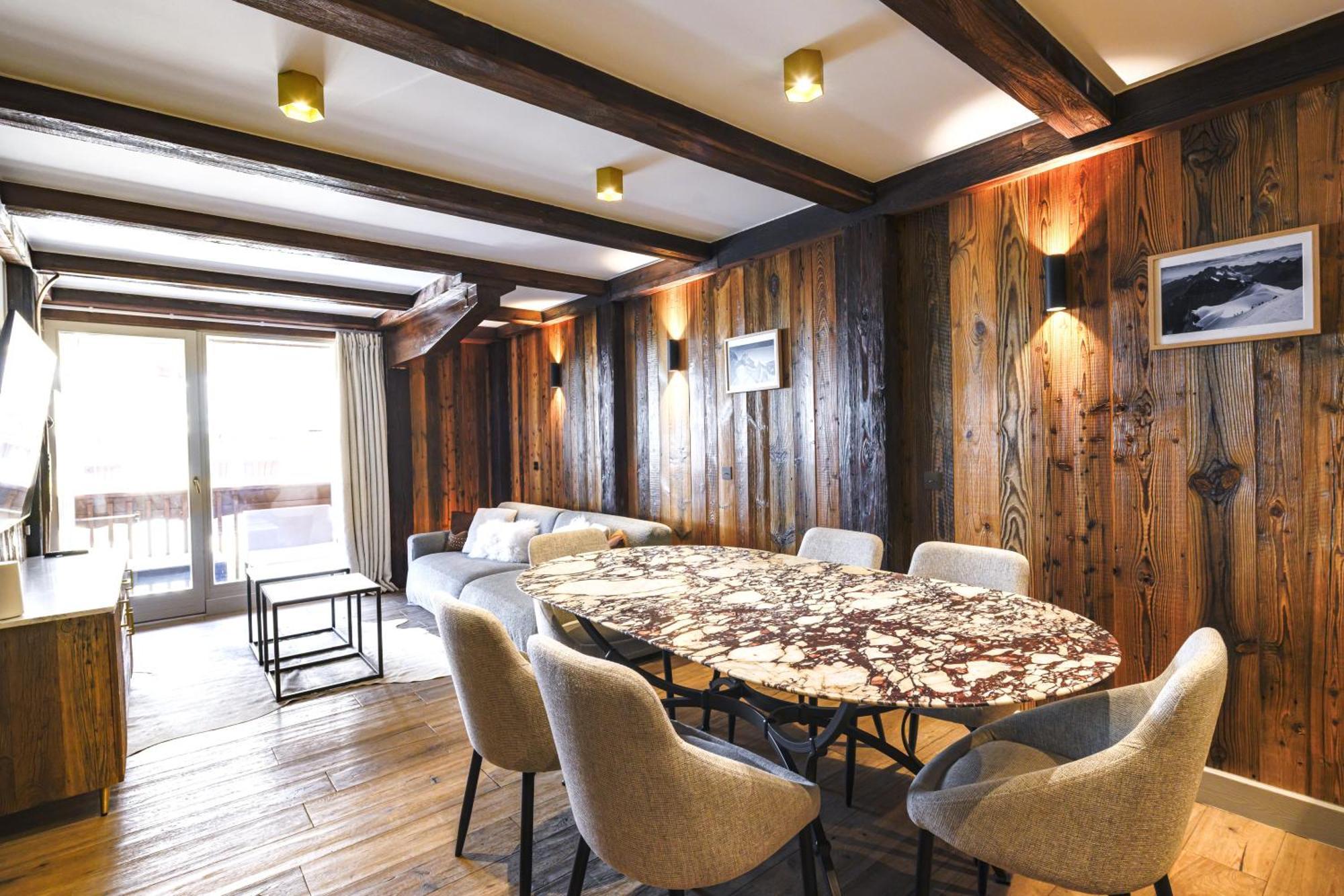 Luxury Suite 70M2 Balcon Courchevel1850 Parking Exterior photo