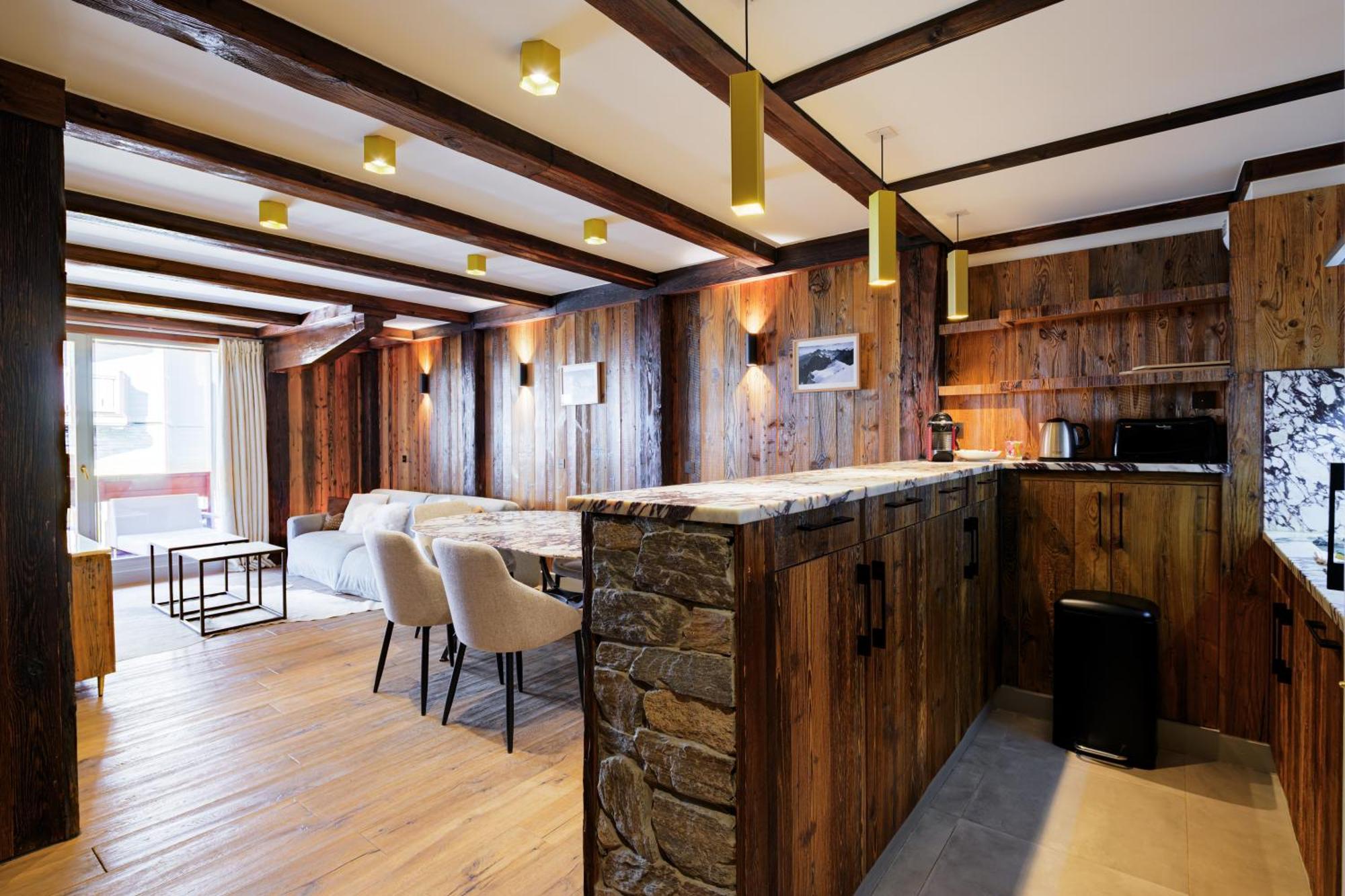 Luxury Suite 70M2 Balcon Courchevel1850 Parking Exterior photo