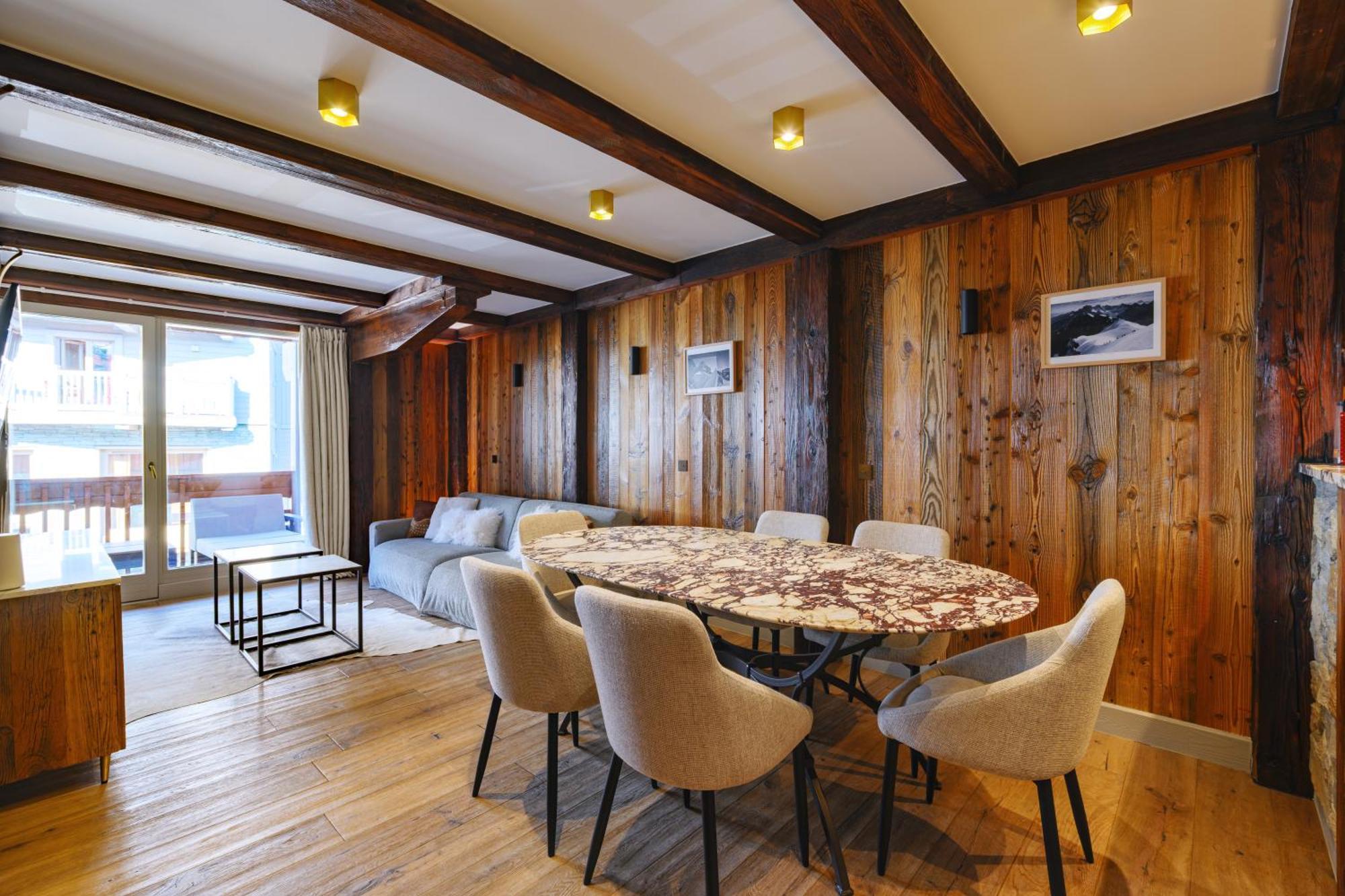 Luxury Suite 70M2 Balcon Courchevel1850 Parking Exterior photo